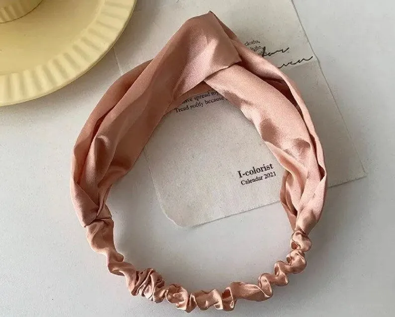 Satin Headbands | Silk Headbands | Satin Head Wrap | Satin Turban Style | Fashion headbands | Women’s headbands | hair styling accessories