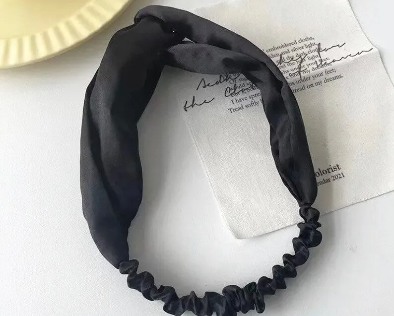 Satin Headbands | Silk Headbands | Satin Head Wrap | Satin Turban Style | Fashion headbands | Women’s headbands | hair styling accessories