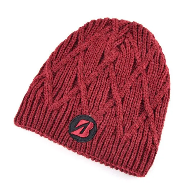 Skullies Beanies 2017 - Winter Knitted Hats For Men  - Black,Grey,Red,Yellow