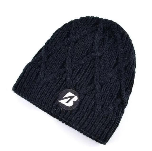 Skullies Beanies 2017 - Winter Knitted Hats For Men  - Black,Grey,Red,Yellow