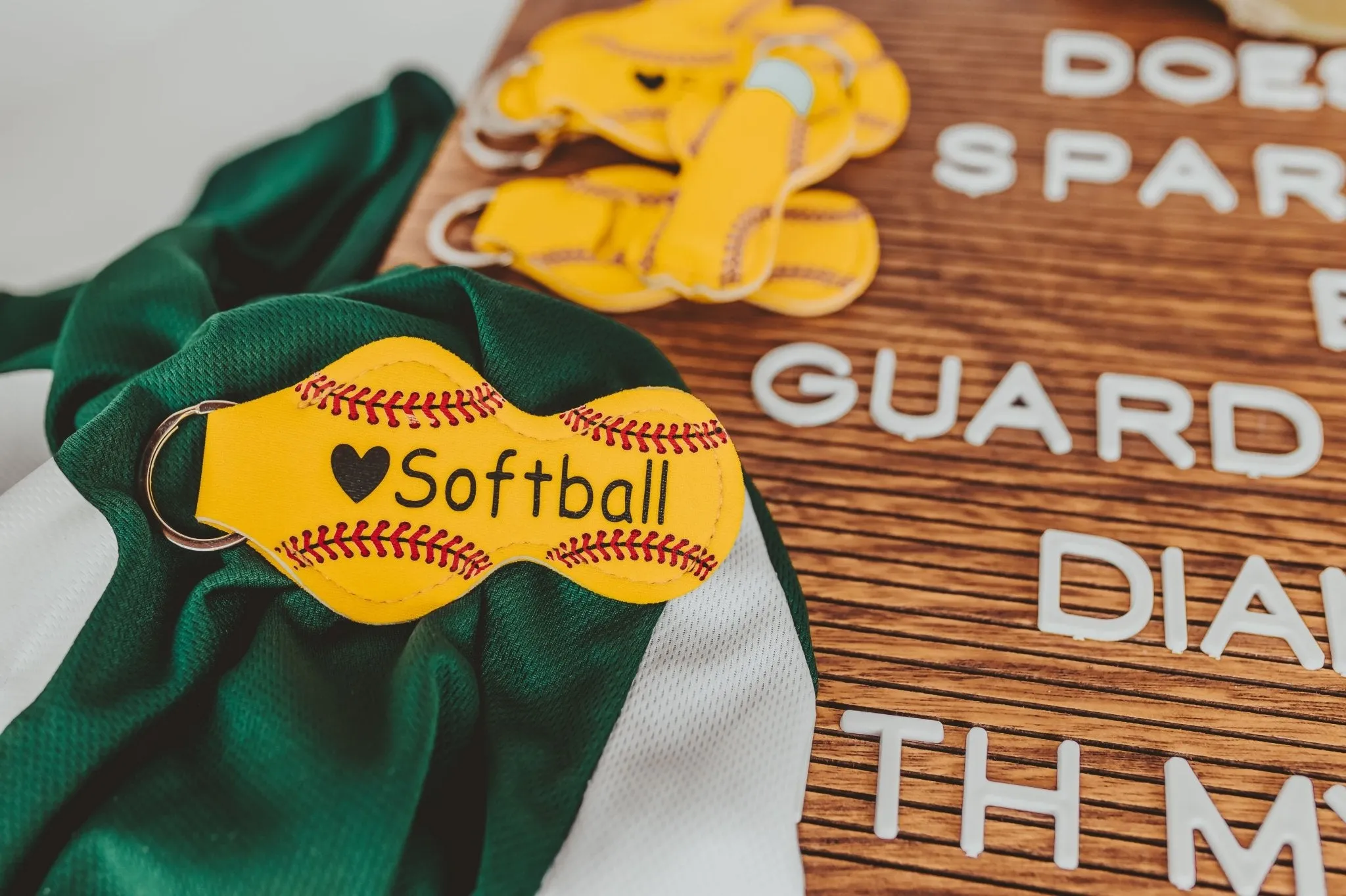 Softball Gifts for Girls Lip Balm Keychains for Softball Team