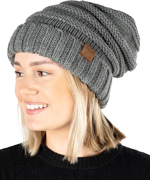 Solids Oversized Slouchy Beanie by Funky Junque