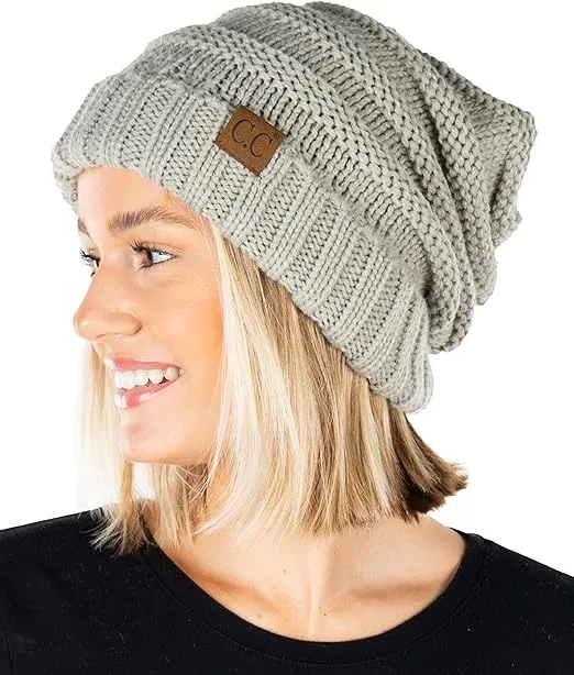 Solids Oversized Slouchy Beanie by Funky Junque