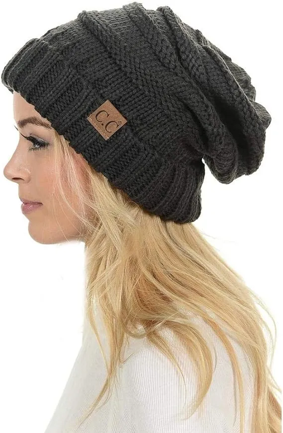 Solids Oversized Slouchy Beanie by Funky Junque