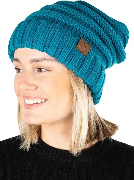 Solids Oversized Slouchy Beanie by Funky Junque