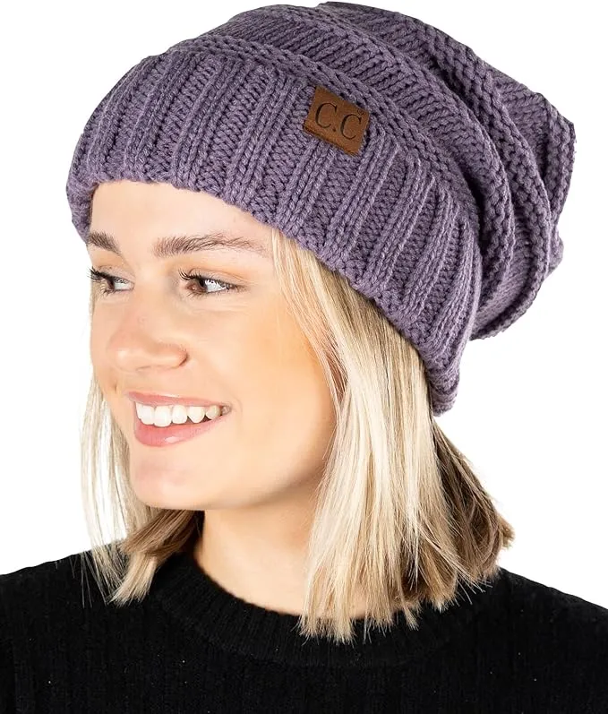 Solids Oversized Slouchy Beanie by Funky Junque