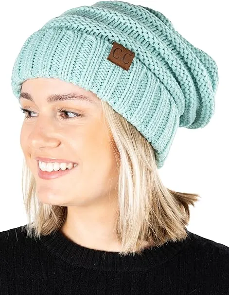Solids Oversized Slouchy Beanie by Funky Junque