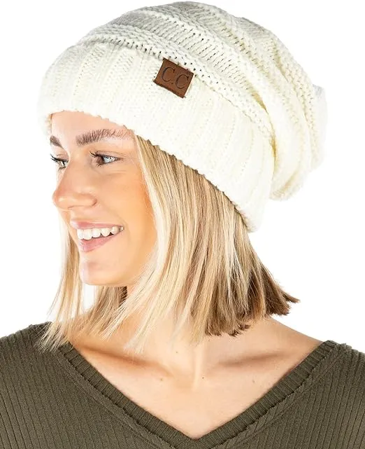 Solids Oversized Slouchy Beanie by Funky Junque