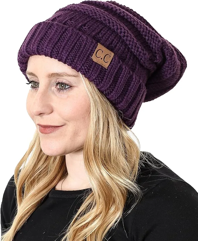 Solids Oversized Slouchy Beanie by Funky Junque