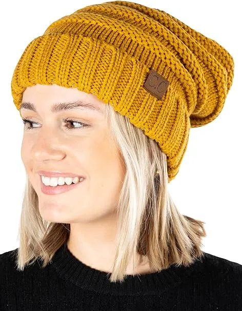 Solids Oversized Slouchy Beanie by Funky Junque