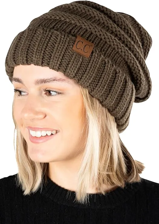 Solids Oversized Slouchy Beanie by Funky Junque