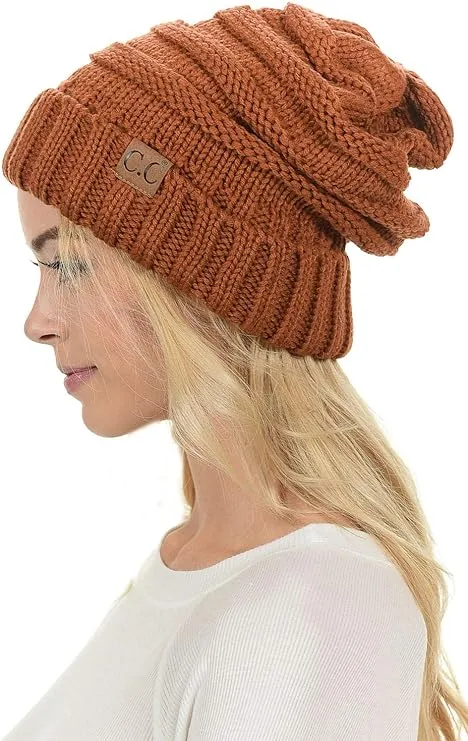 Solids Oversized Slouchy Beanie by Funky Junque