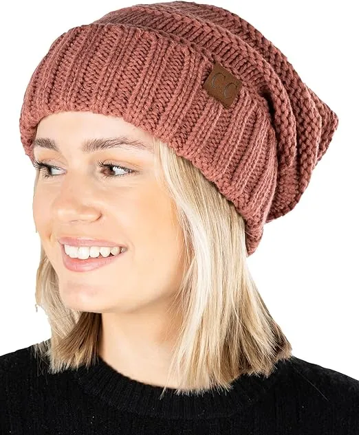 Solids Oversized Slouchy Beanie by Funky Junque