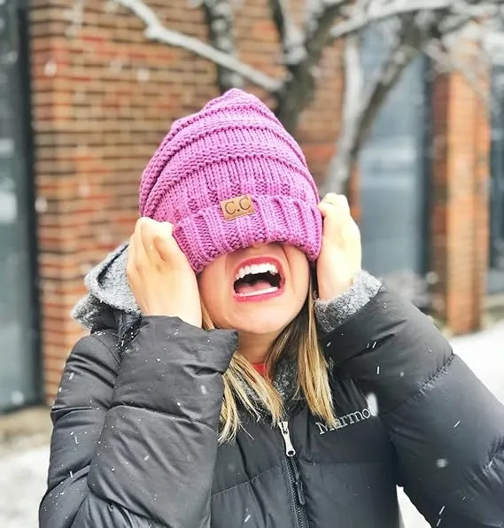 Solids Oversized Slouchy Beanie by Funky Junque