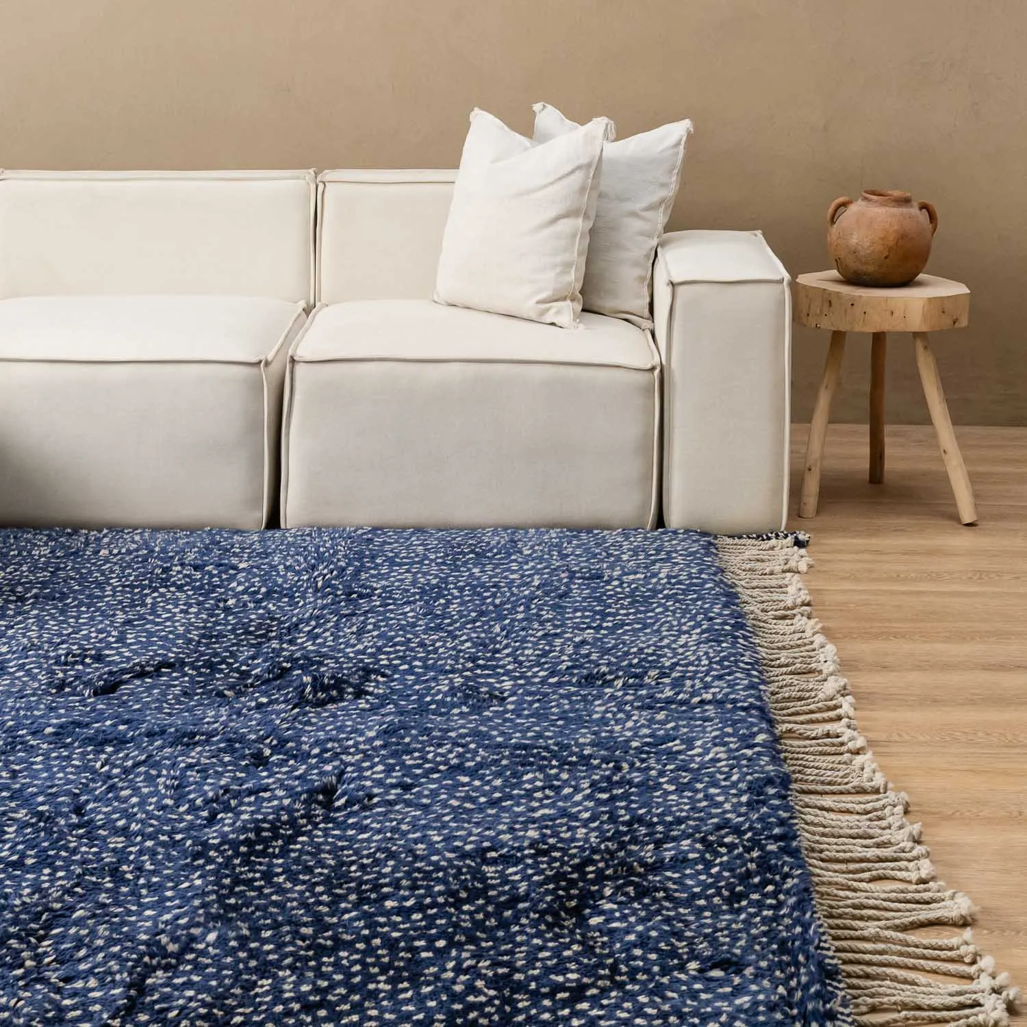 Starry Night - Luxury Shag Moroccan Rug