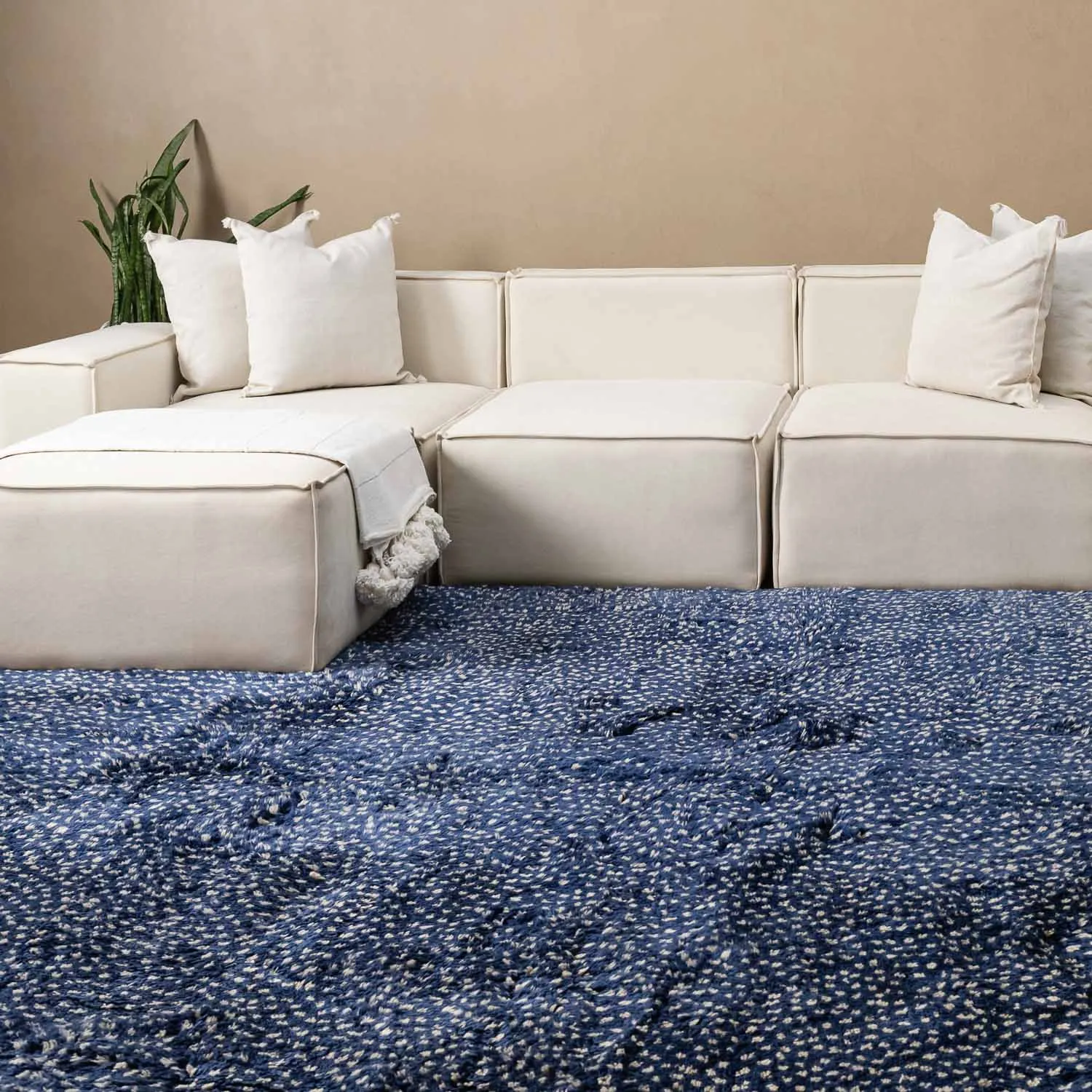 Starry Night - Luxury Shag Moroccan Rug