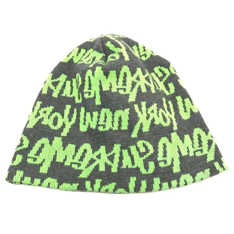 Supreme Vintage Graffiti Script Logo Beanie Dark Grey/Green