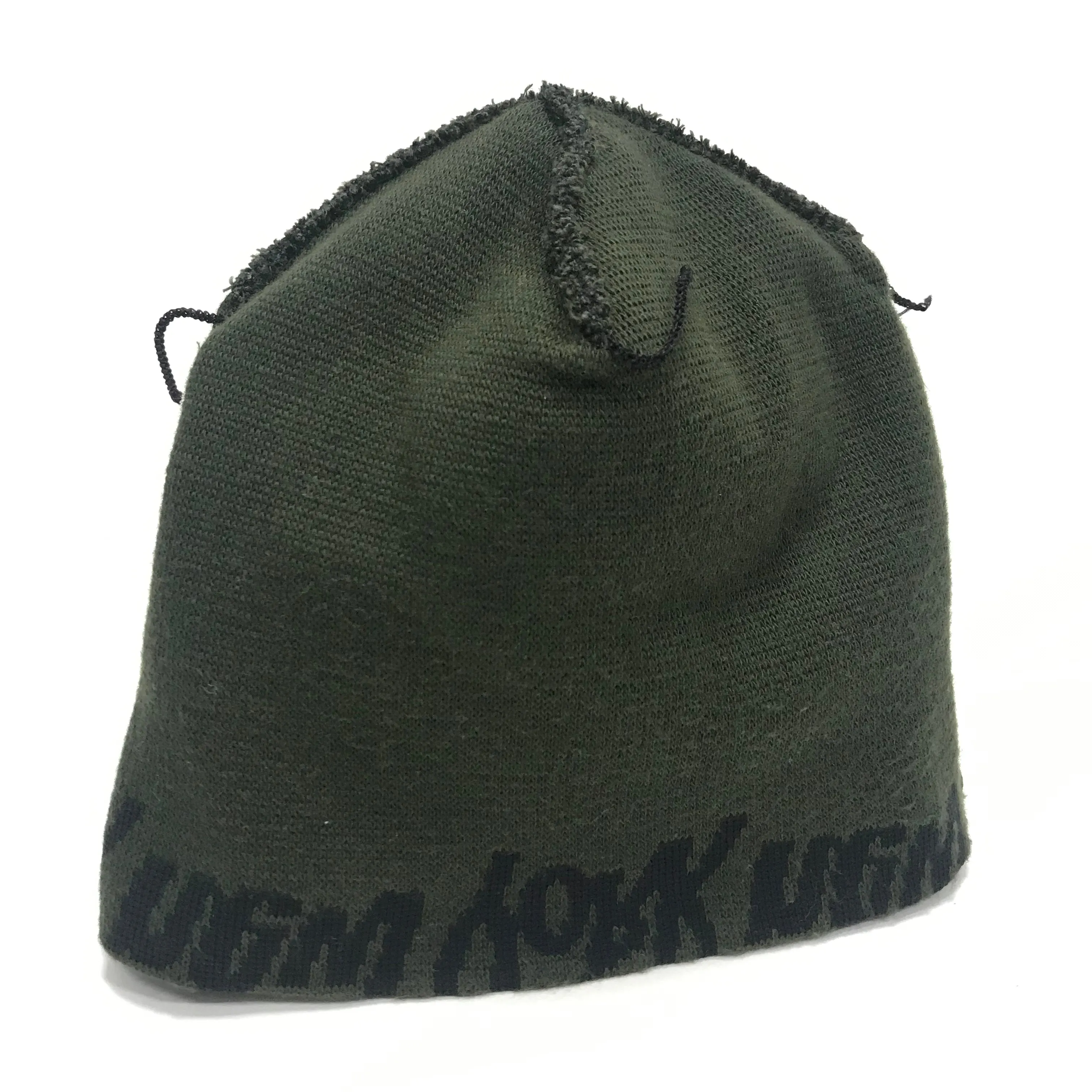 Supreme Vintage Graffiti Script Logo Beanie Dark Olive