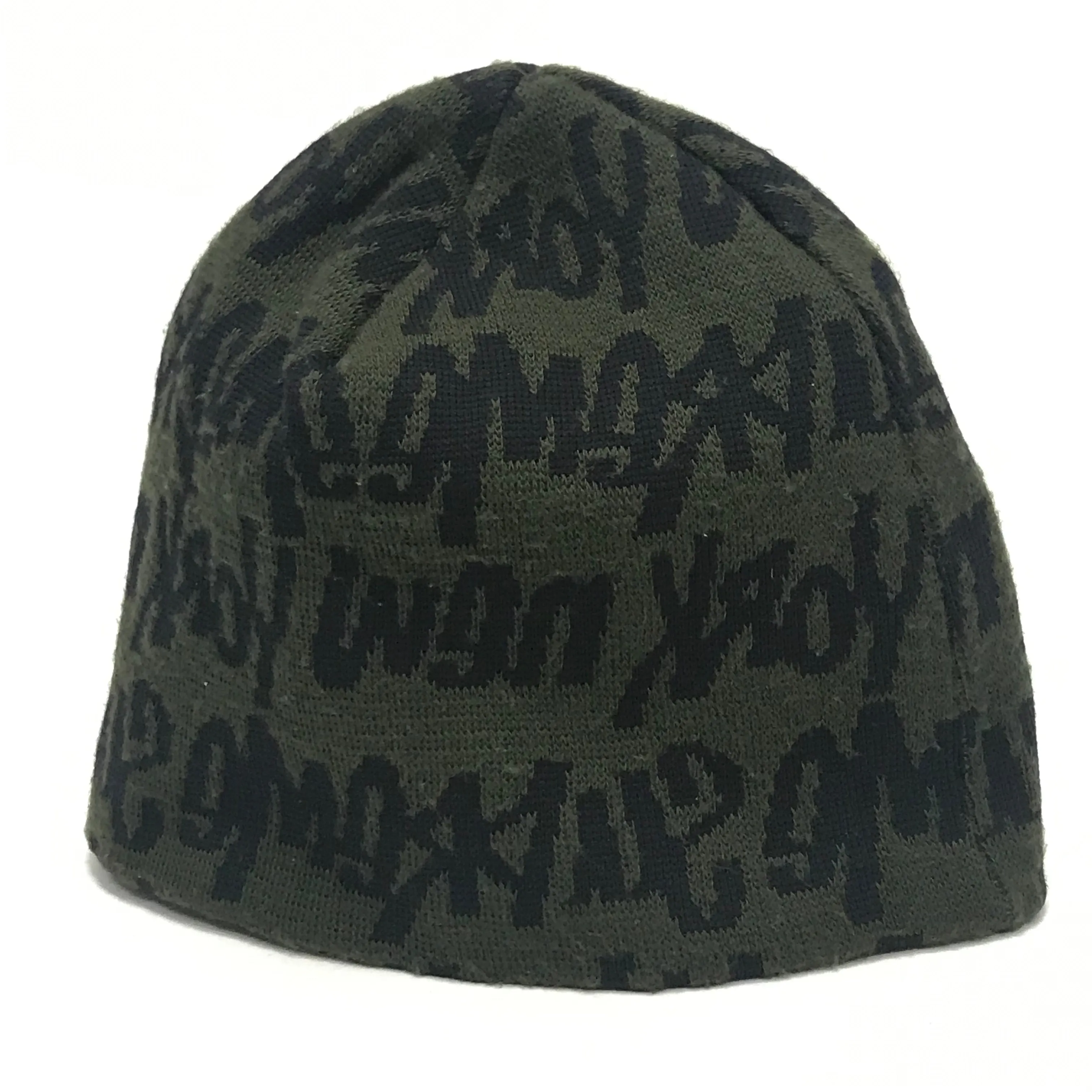 Supreme Vintage Graffiti Script Logo Beanie Dark Olive