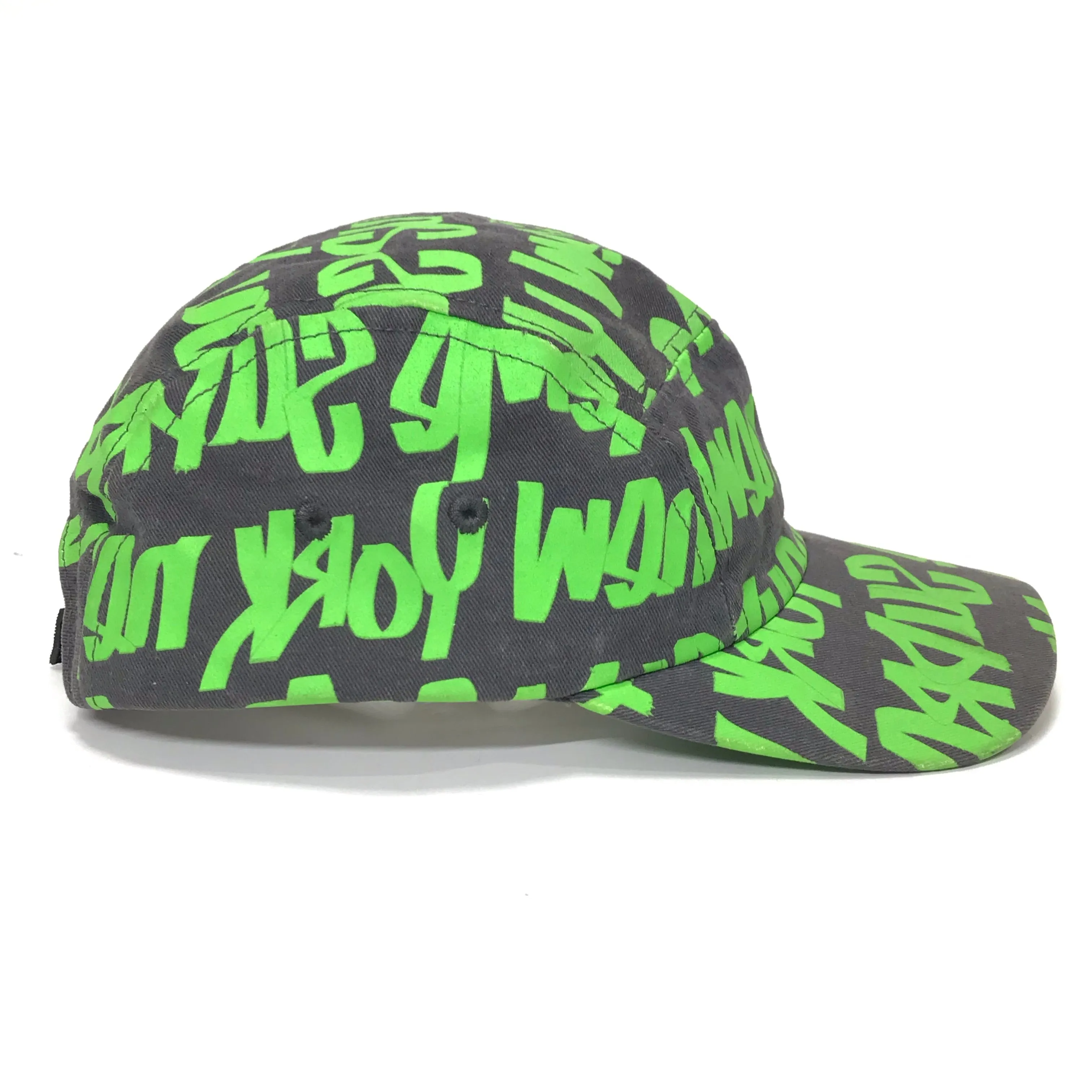 Supreme Vintage Graffiti Script Logo Cap Grey/Green