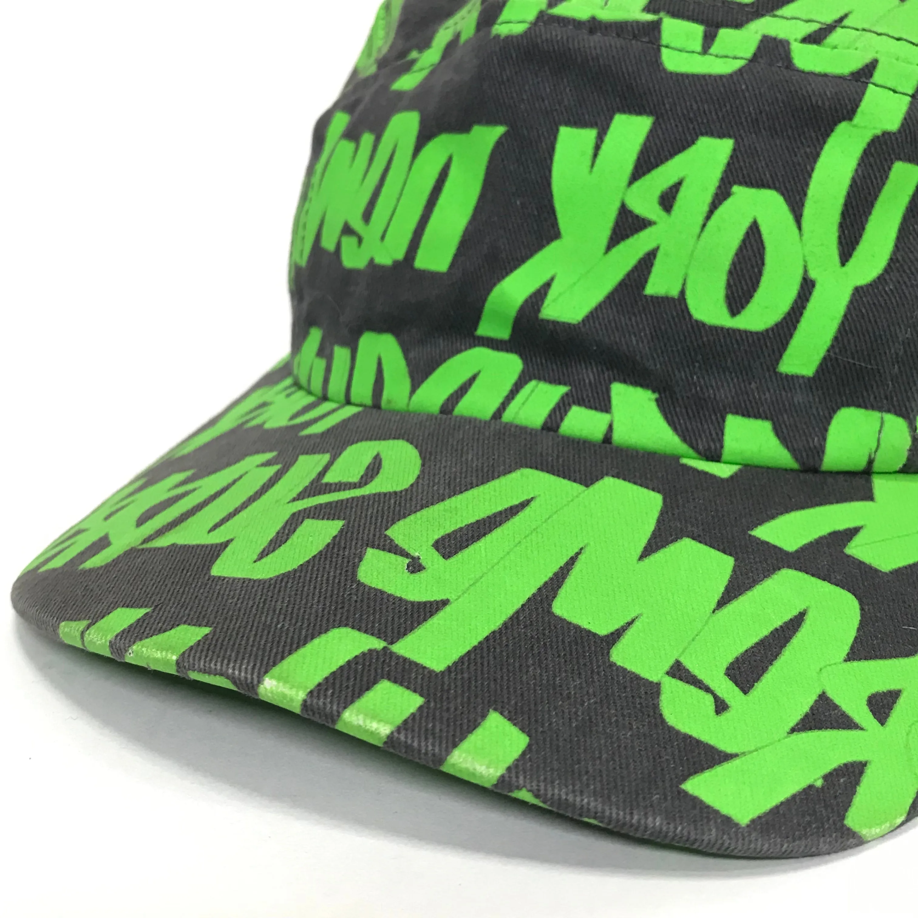 Supreme Vintage Graffiti Script Logo Cap Grey/Green