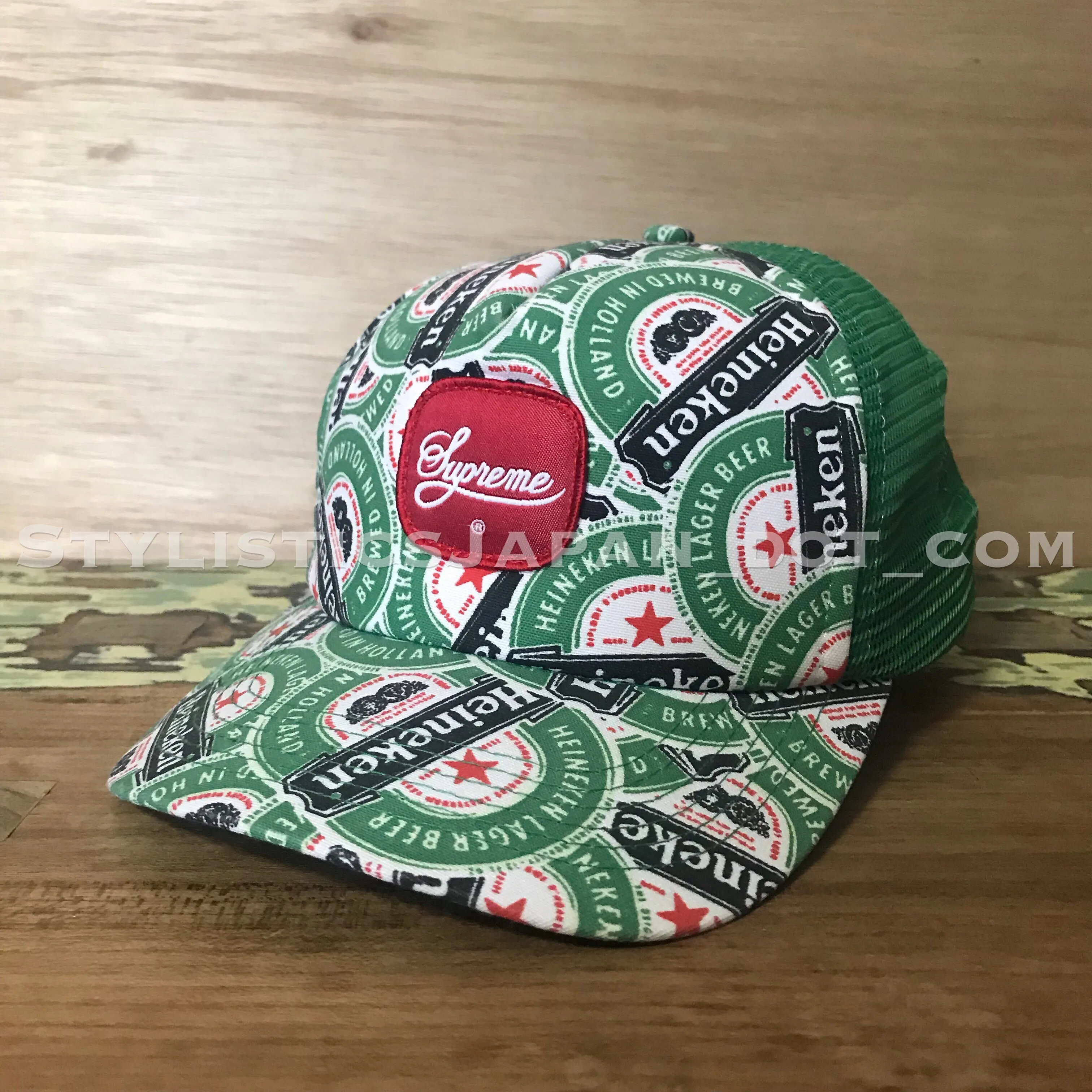 Supreme Vintage Heineken Mesh Cap Green/Green