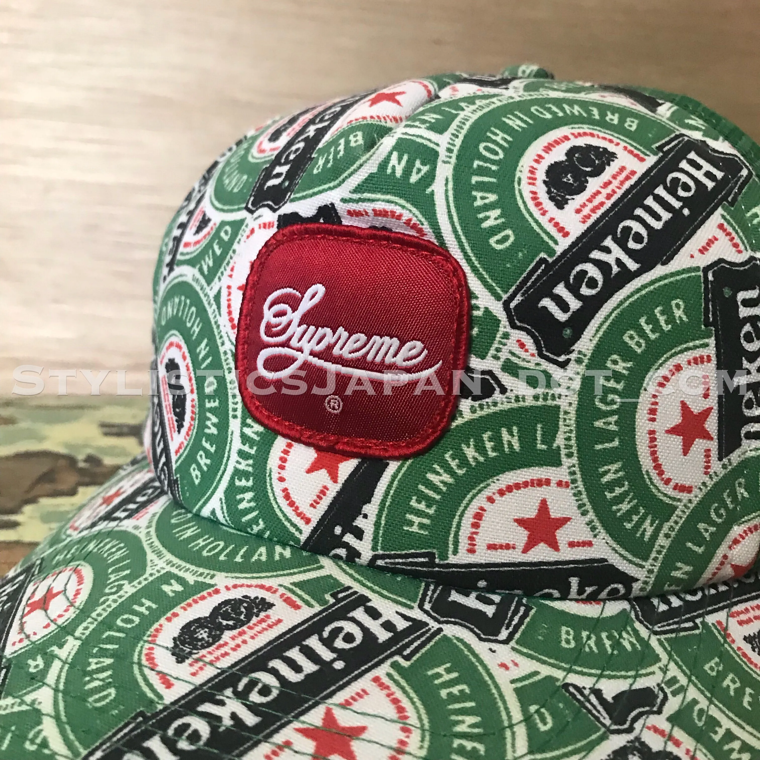 Supreme Vintage Heineken Mesh Cap Green/Green