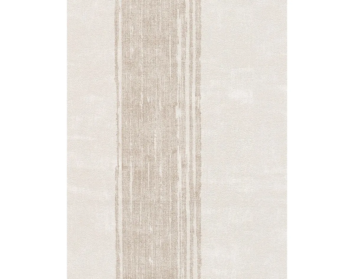 Textile Stripes Cream Beige 939036 Wallpaper