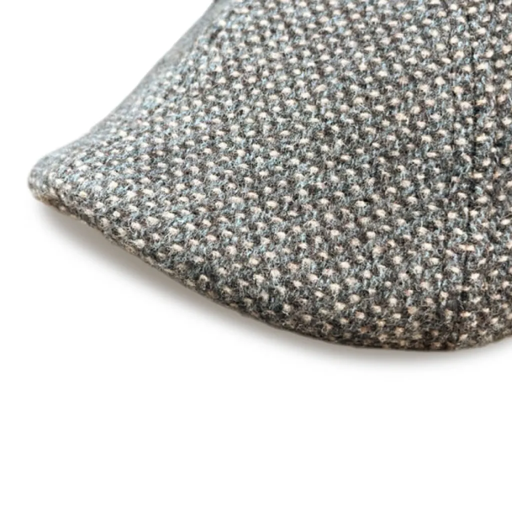 The Newsboy Boston Scally Cap - Grey/Brown