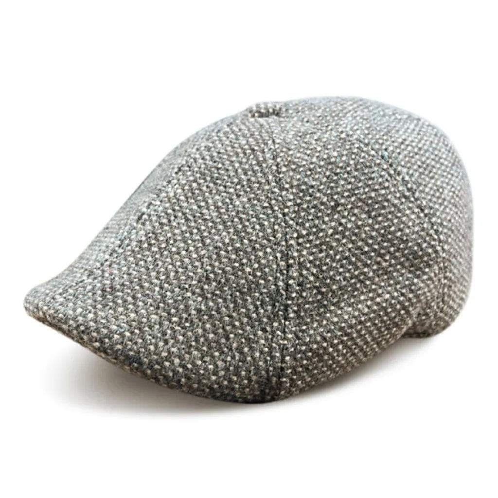 The Newsboy Boston Scally Cap - Grey/Brown