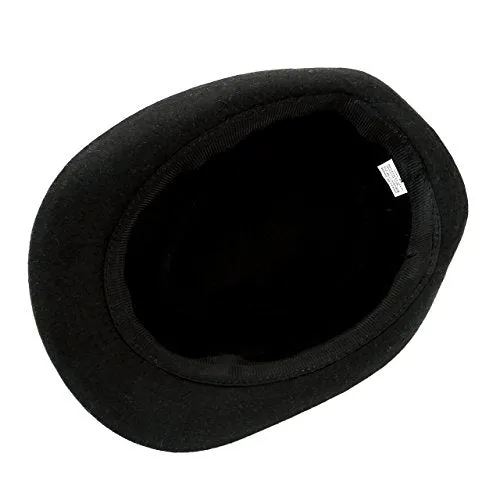 Unisex Classic Manhattan Fedora Hat with Black Band