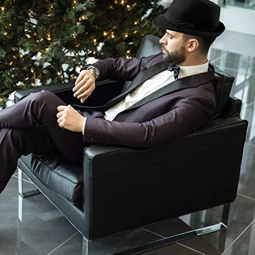 Unisex Classic Manhattan Fedora Hat with Black Band