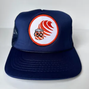 Vintage 50 Painting Mesh Trucker Snapback Cap Hat