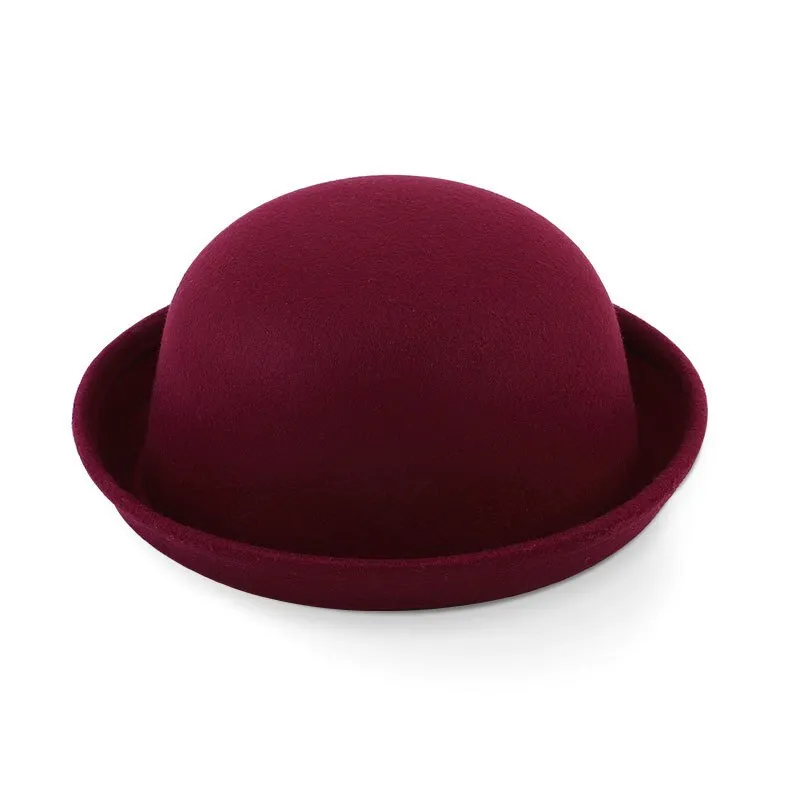 Vintage European Style Autumn Bowler Hat