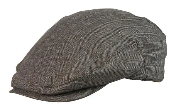Vintage Inspired Cap: Bashford Newsboy Cap Cotton & Linen