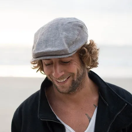 Vintage Inspired Cap: Bashford Newsboy Cap Cotton & Linen