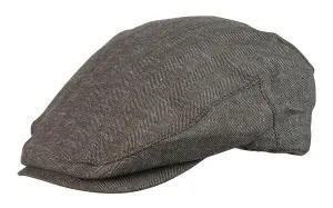 Vintage Inspired Cap: Bashford Newsboy Cap Cotton & Linen