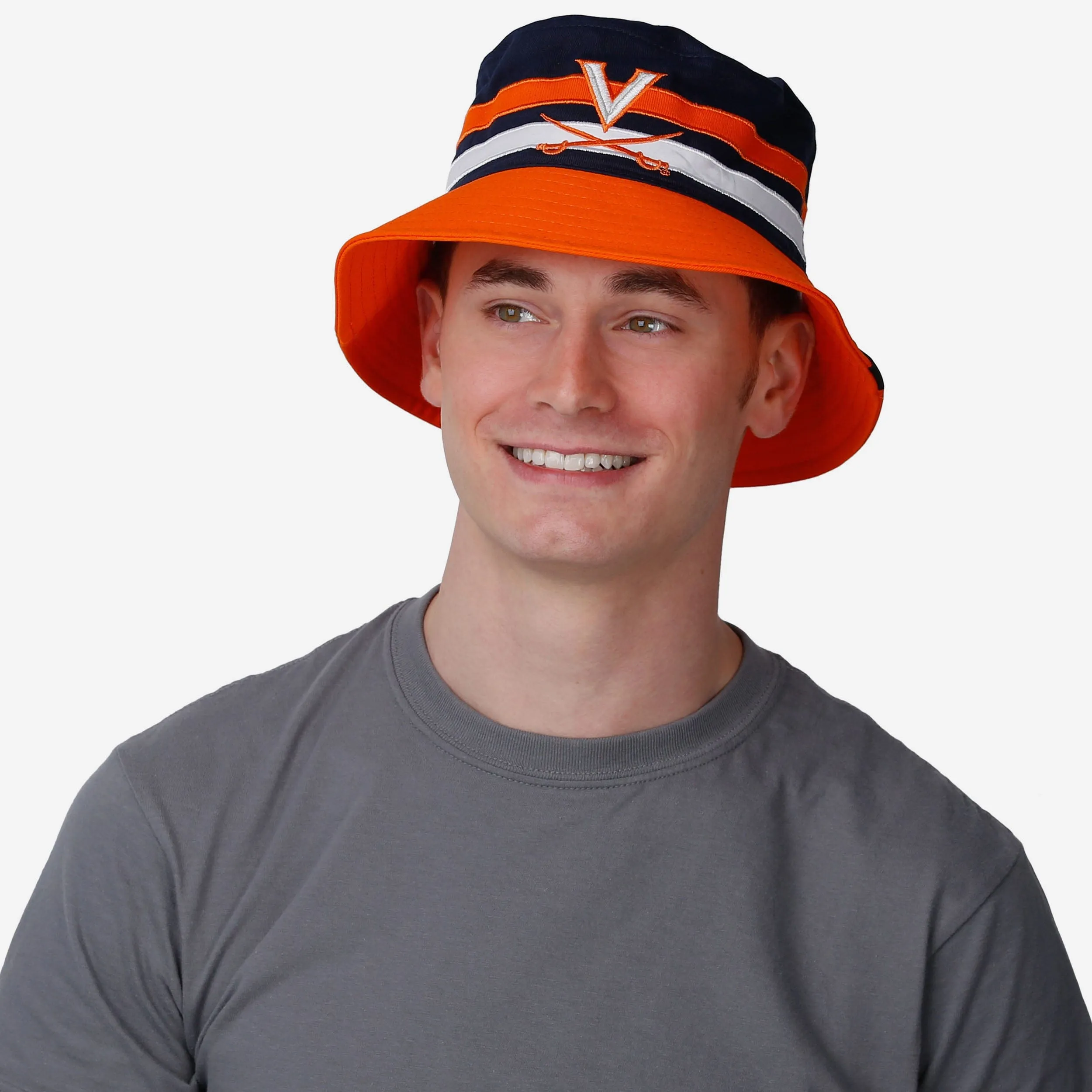 Virginia Cavaliers Team Stripe Bucket Hat