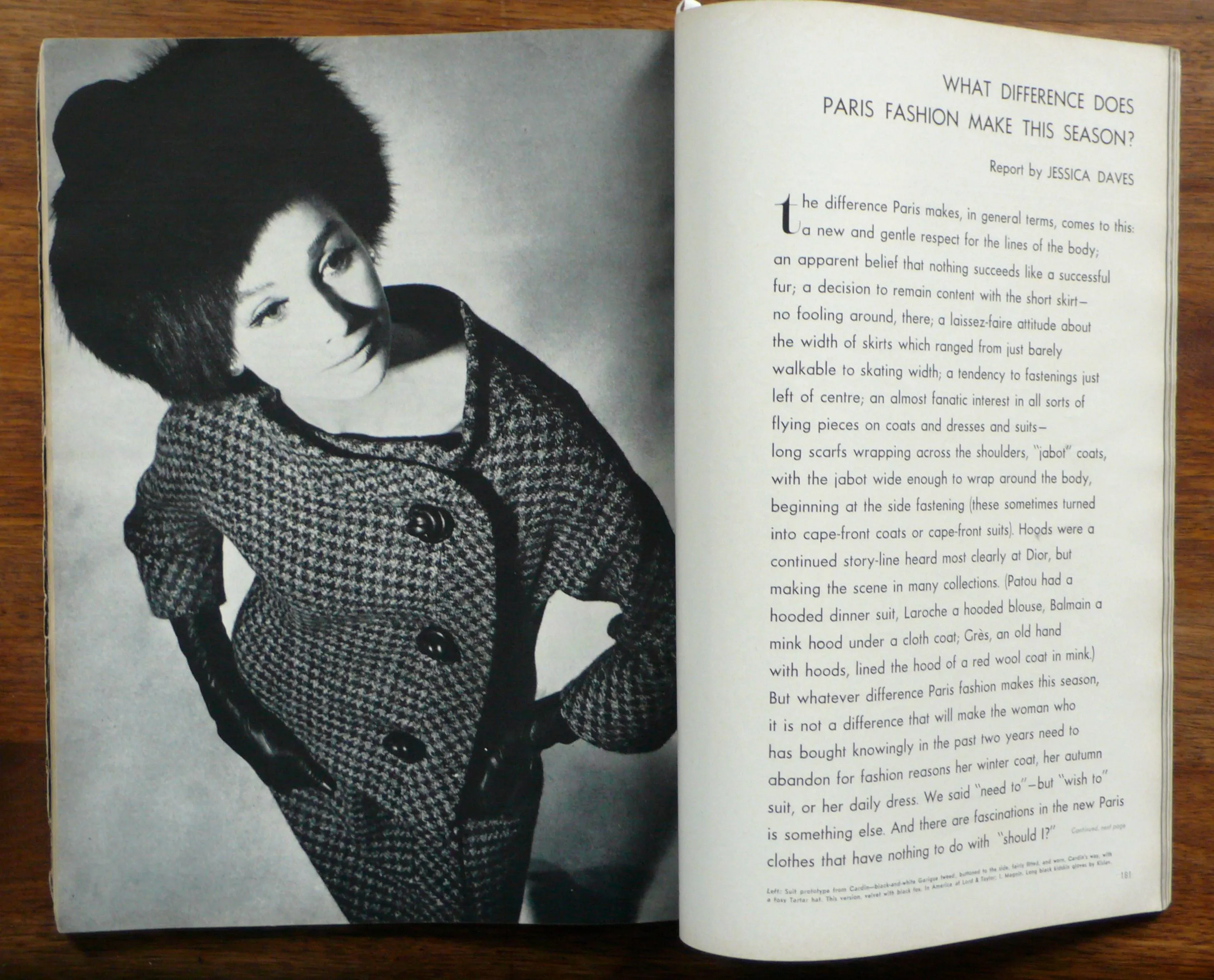 Vogue magazine September 1, 1961