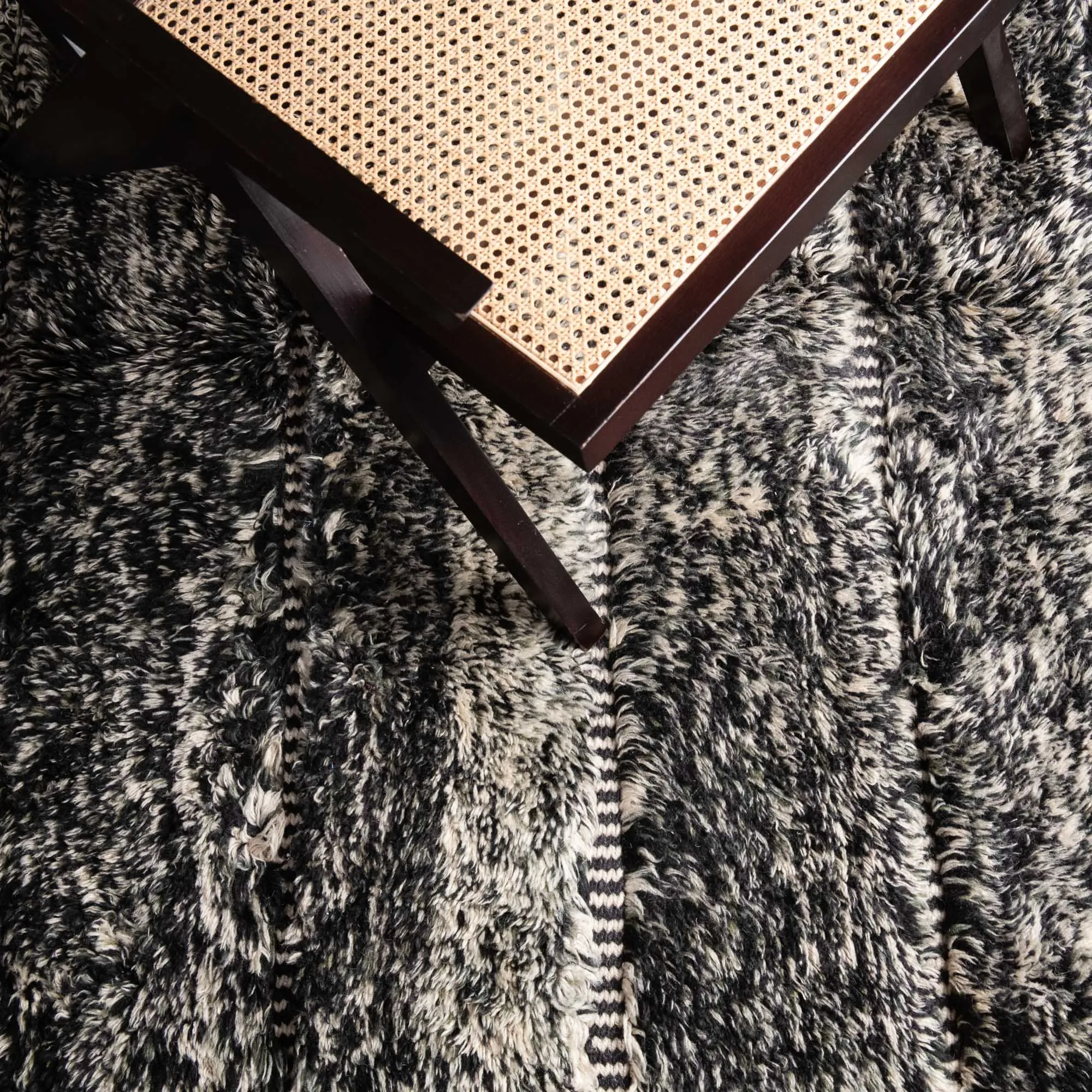 Walkway Round - Luxury Shag Moroccan Rug