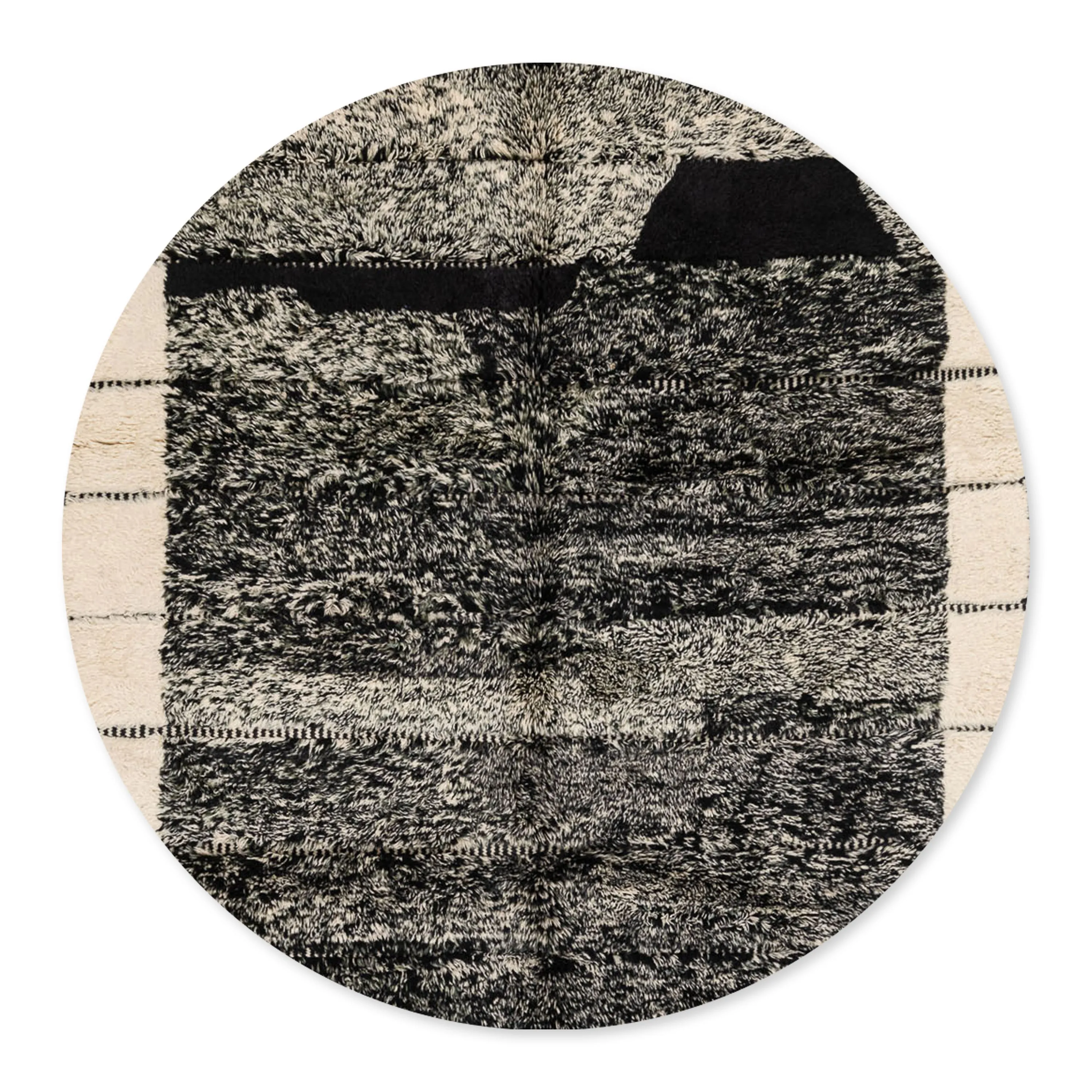 Walkway Round - Luxury Shag Moroccan Rug