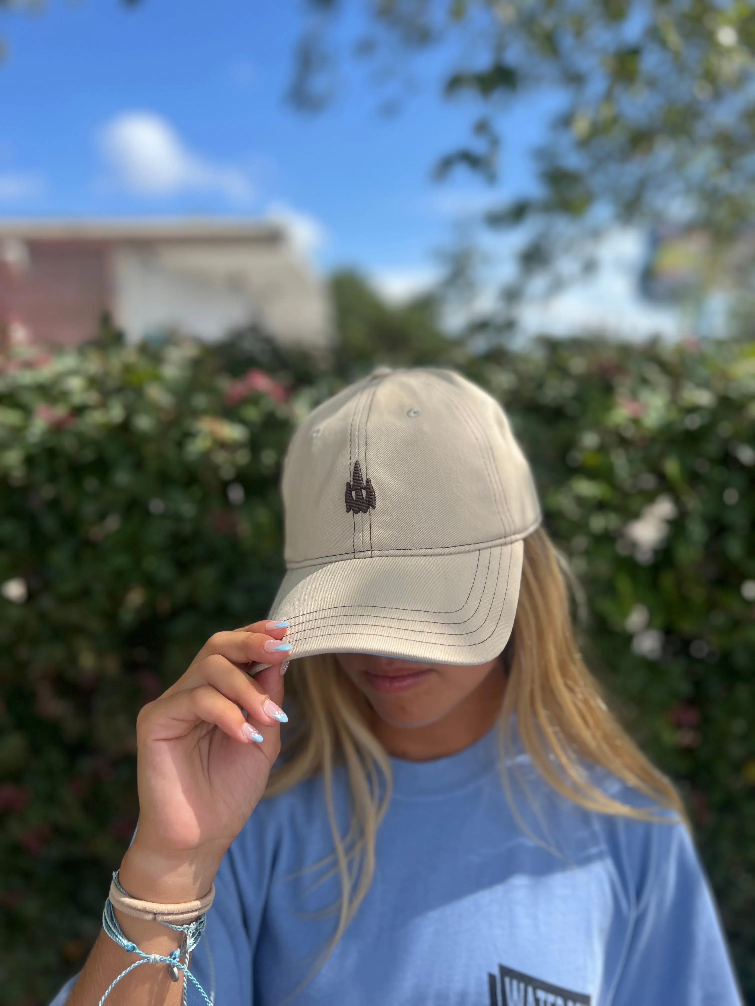 Waterboyz Tiny Trident Dad Hat Sandcastle