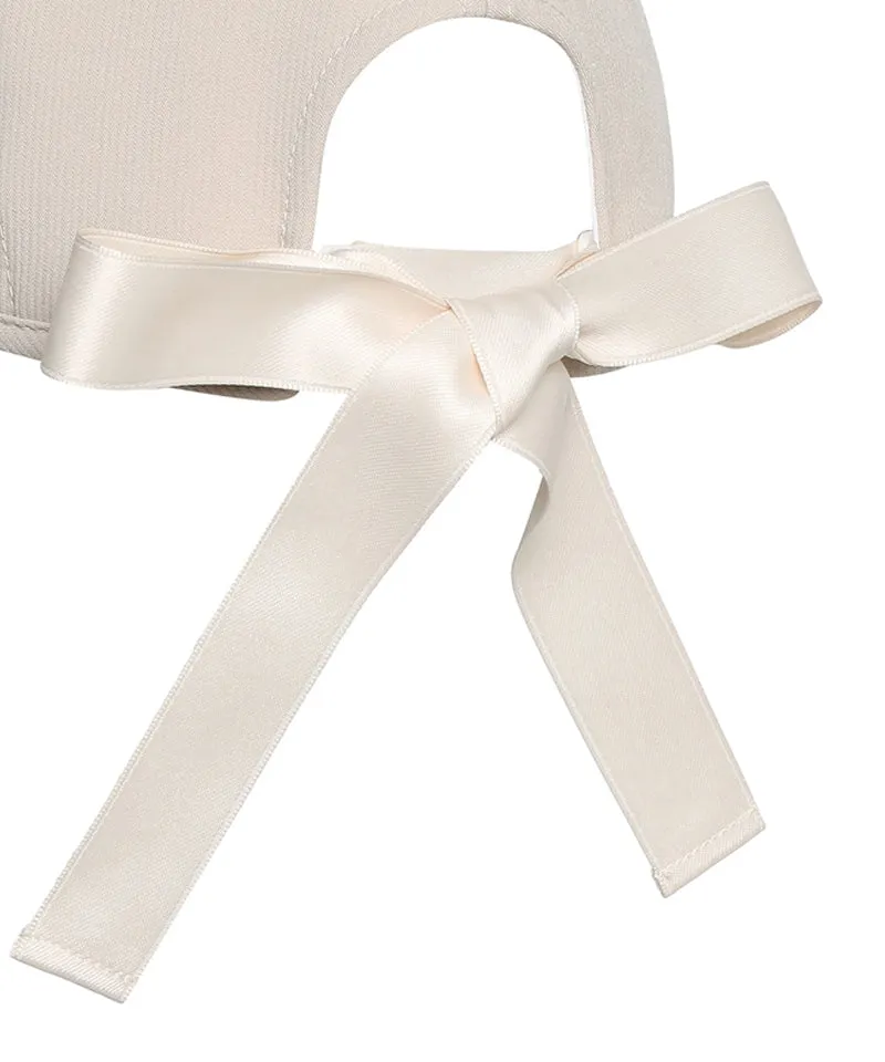 WideAngle: Co Line Point Ribbon Cap L - L/Beige