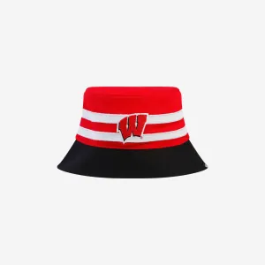 Wisconsin Badgers Team Stripe Bucket Hat