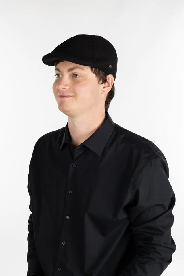 Wool Blend Newsboy Flat Caps