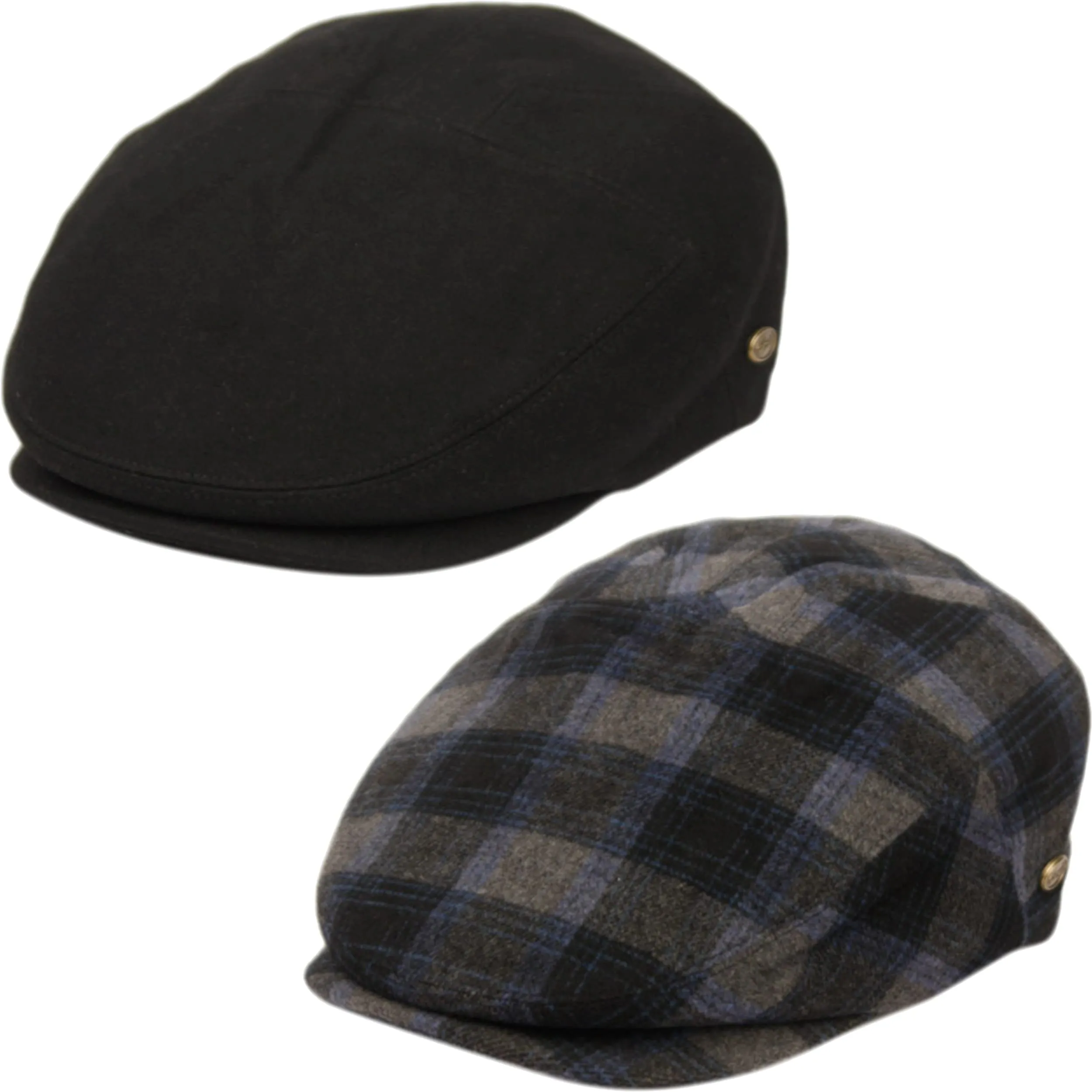 Wool Blend Newsboy Flat Caps